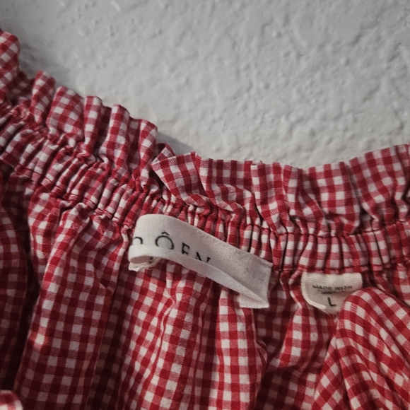 Doen Emmaretta in cerise paris gingham, large - Picture 7 of 8
